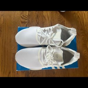Adidas White NMD_R1 Prime Blue Shoes